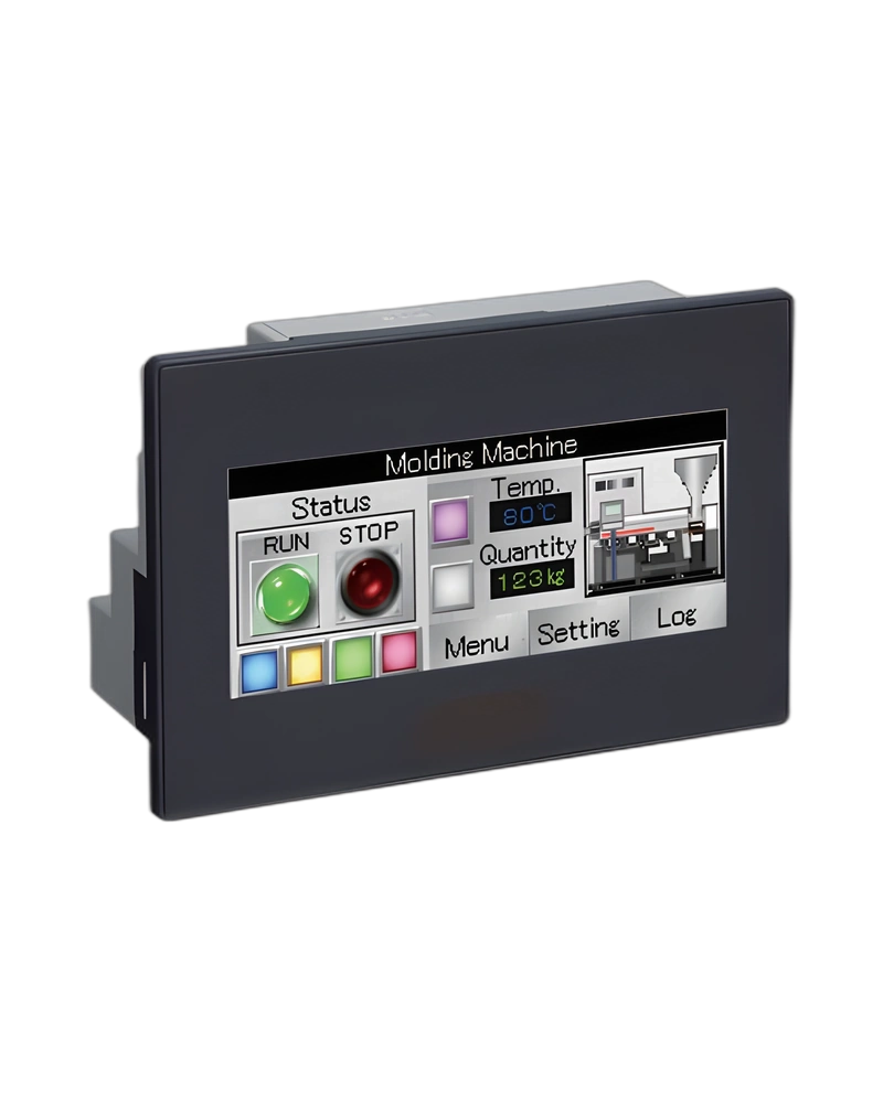 PLC+HMI Color Black Bezel - FT1A-C12RA-B 3.8