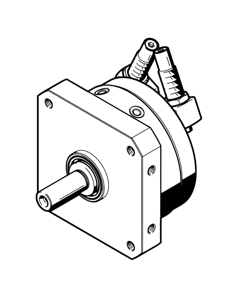 Semi-rotary drive DSM - DSM-25-270-CC-A-B